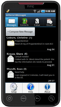 miSecureMessages Android